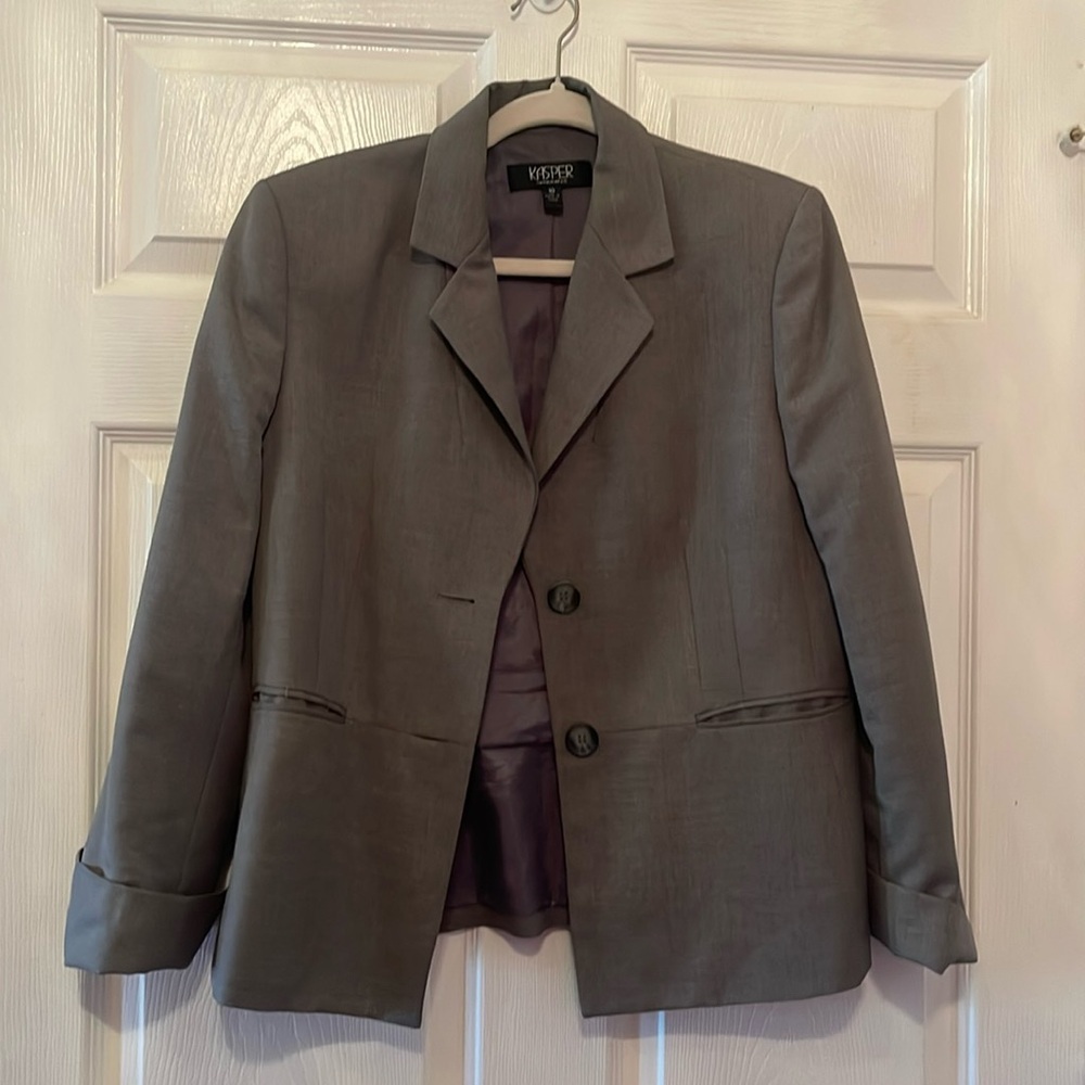 Grey Kasper Blazer Size 10